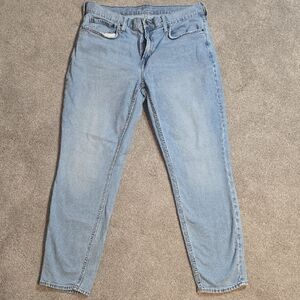 Old Navy Athletic Taper Distressed Jeans